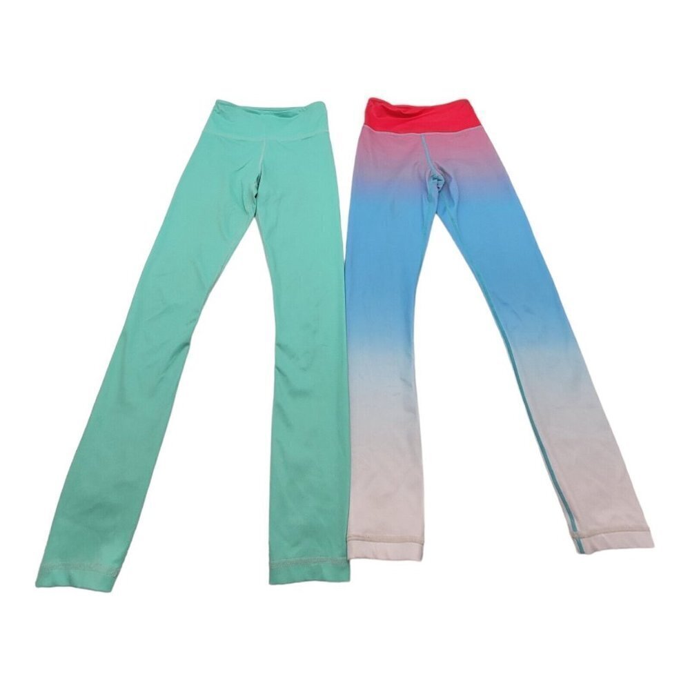 Zyia Active Leggings Firecracker Shimmer Light  Sz 2 bundle